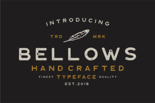 Bellows: A Bold, Handcrafted Typeface for Creative Workflows