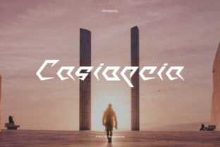 Casiopeia: A Bold Typography Choice