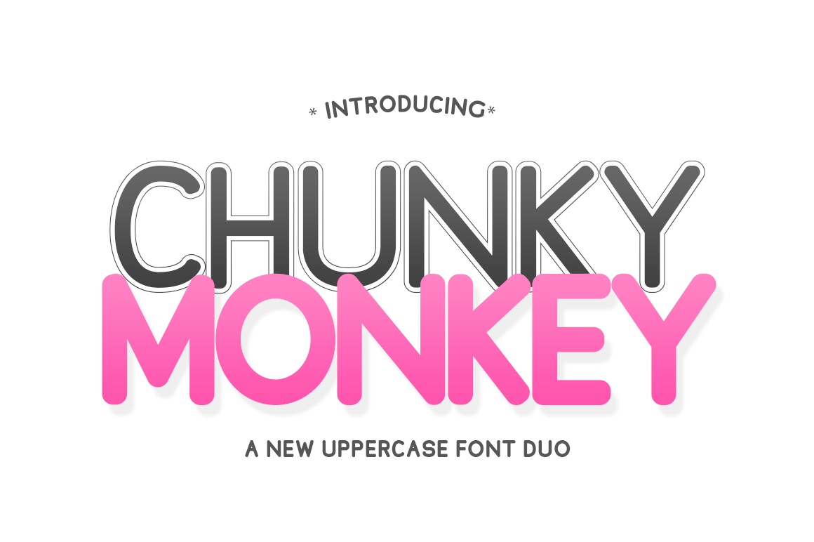 Chunky Monkey: A Bold and Versatile Font for Modern Design