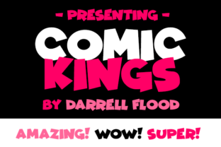 Comic Kings: A Fun and Stylish Font for Creative Projects