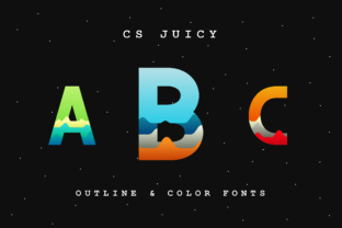 CS Juicy Outline: Bold, Colorful, and Modern