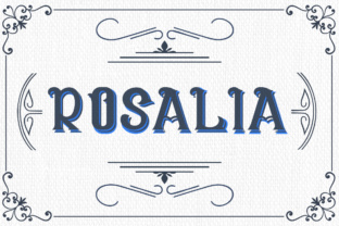 Discover the Elegance of Rosalia: A Vintage-Inspired Font for Modern Design