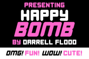 Discover the Fun of Happy Bomb Font