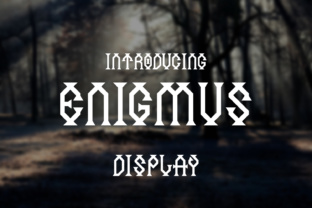 Enigmus: A Unique Font for Creative Projects