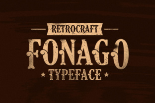 Fonago: A Vintage-Inspired Display Font for Timeless Design