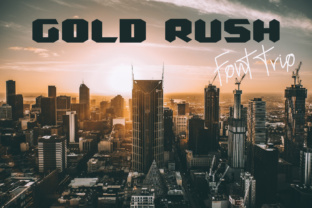 Gold Rush: A Font Family for Futuristic Vintage Vibes