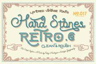 Hard Stones: A Retro Font Family for Timeless Design