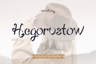 Hegorustow: A Vintage Handwritten Font for Elegant Design Projects