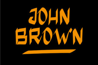 John Brown: A Fun Hand Drawn Font for Branding