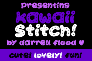 Kawaii Stitch: A Cute, Hand-Crafted Font for Creative Projects