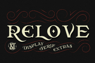 Relove: A Versatile and Elegant Display Font for Modern Design