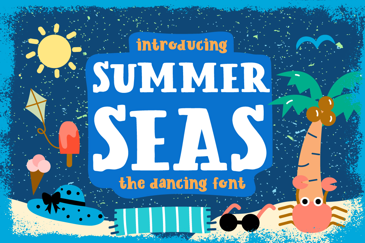 Summer Seas: A Vibrant Font for Creative Projects