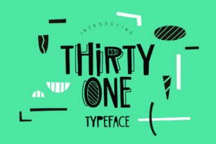 Thirty One: A Bold and Stylish Display Typeface